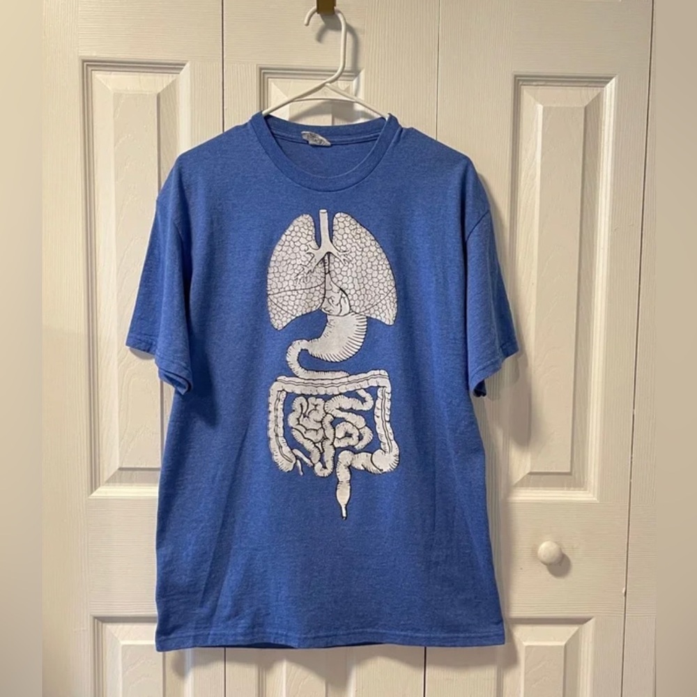 2/$12!!! Delta Pro Weight Anatomy Shirt Size L